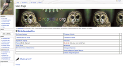 Desktop Screenshot of birdpedia.org