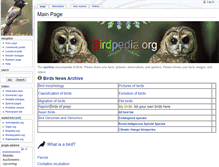 Tablet Screenshot of birdpedia.org