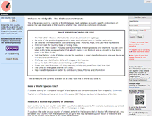 Tablet Screenshot of birdpedia.com